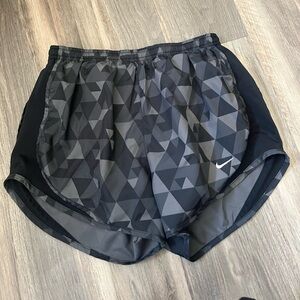 Nike Black Geometric Pattern Shorts